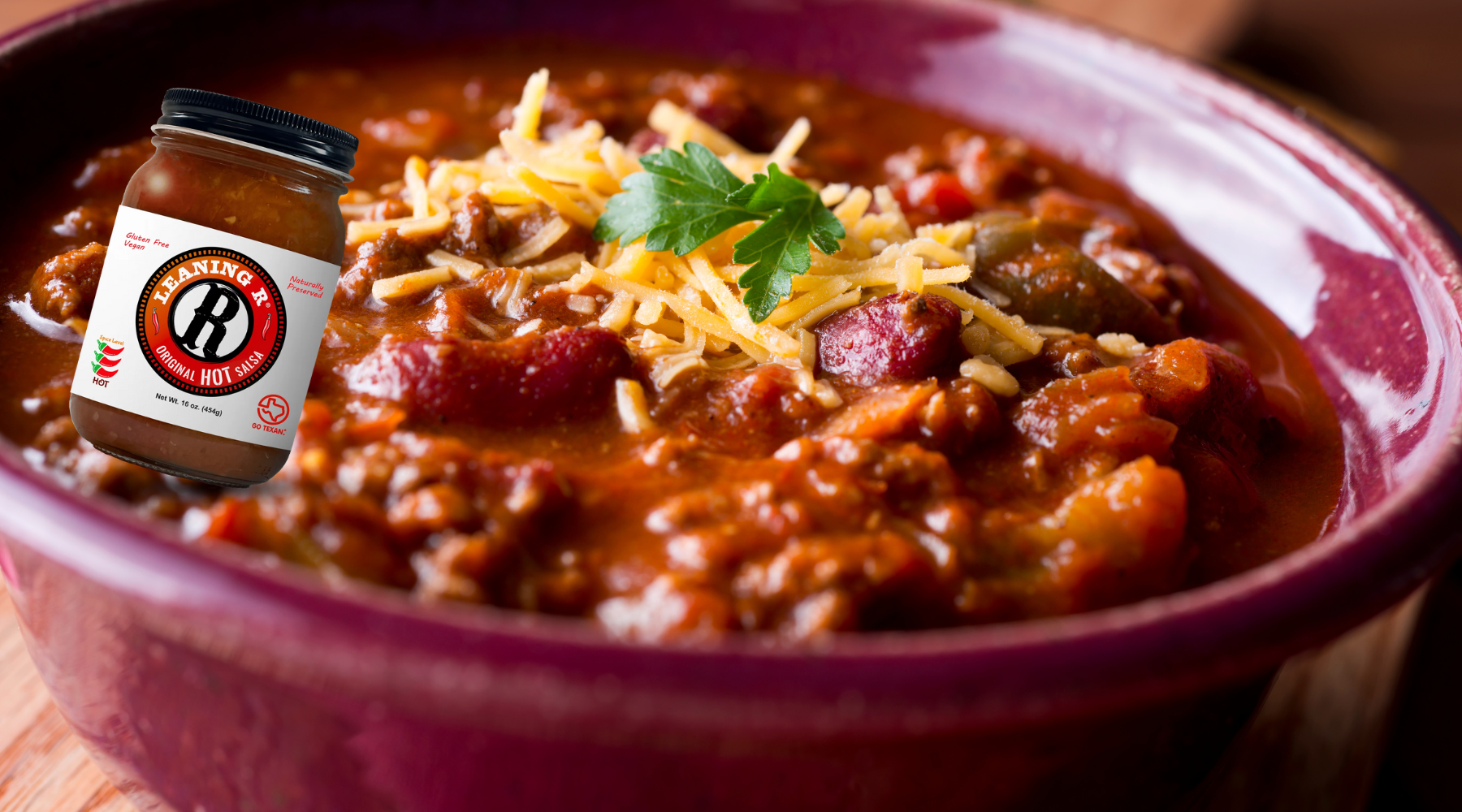 Original HOT Salsa Chili&ndash; LEANING R Salsa