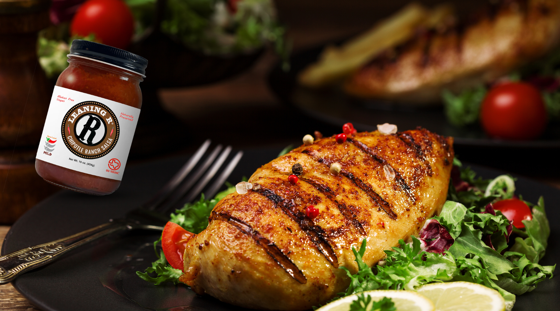 Chipotle Ranch Grilled Chicken – LEANING R Salsa
