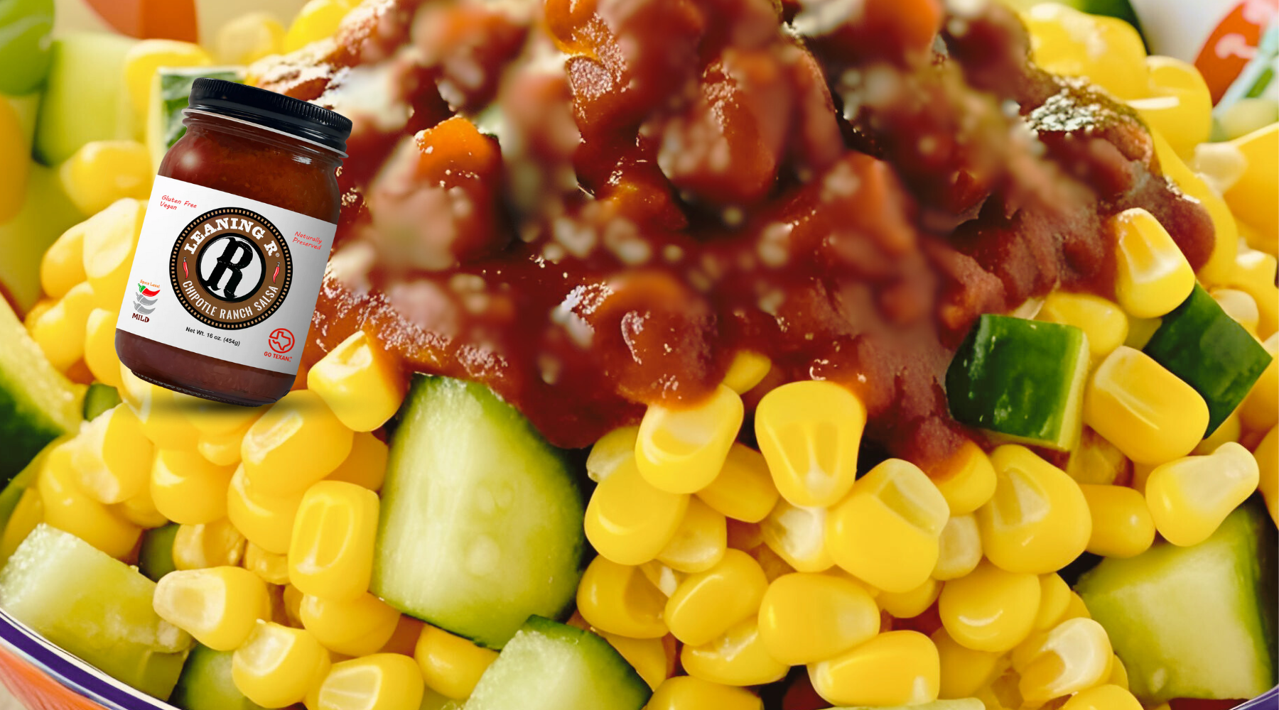 Chipotle Ranch Salsa Summer Corn Salad – LEANING R Salsa