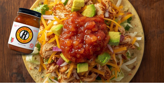 Especial HOT Chicken Tostadas