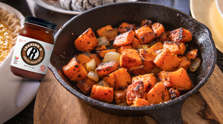 Chipotle Ranch Salsa Roasted Sweet Potatoes