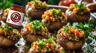 Original HOT and Savory Stuffed Mushrooms