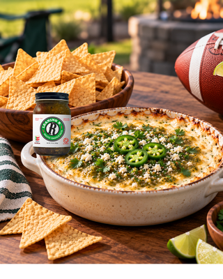 Creamy LEANING R® Roasted Tomatillo Dip