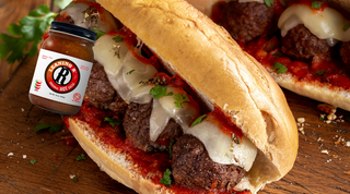 Original HOT Salsa Grilled Sausage Hoagies