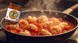 Especial HOT Salsa One-Skillet Salsa Shrimp